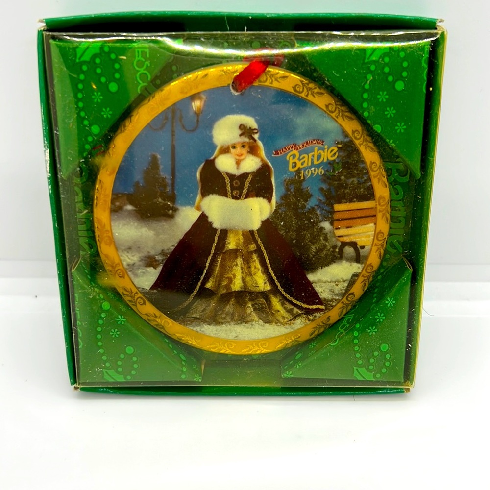 3/$25 Happy Holidays Barbie ornament by Mattel. 188824